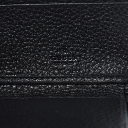 Gucci Calfskin Cellarius Blind For Love Wristlet Black 6 of 8