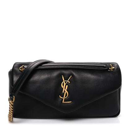 Saint Laurent Plunged Lambskin Calypso Black 1 of 10