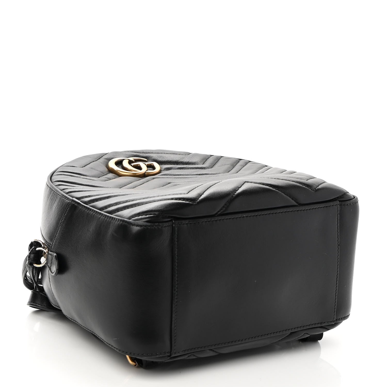 Gucci Calfskin Matelasse GG Marmont Backpack Black 4 of 11