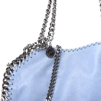 Stella McCartney Shaggy Deer Mini Falabella Fold Over Tote Light Blue 8 of 8
