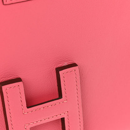 Hermes Swift Jige Duo Clutch Rose Azalee 10 of 14
