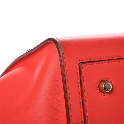 Celine Smooth Calfskin Small Tie Knot Tote Red 22 of 25