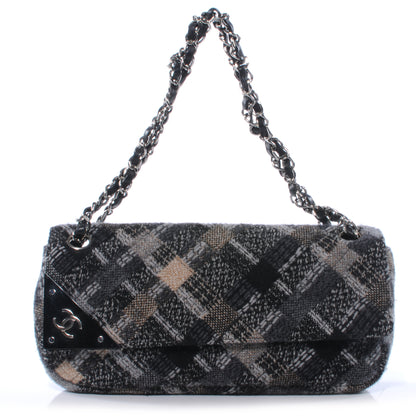 Chanel Woven Tweed CC Flap 1 of 7