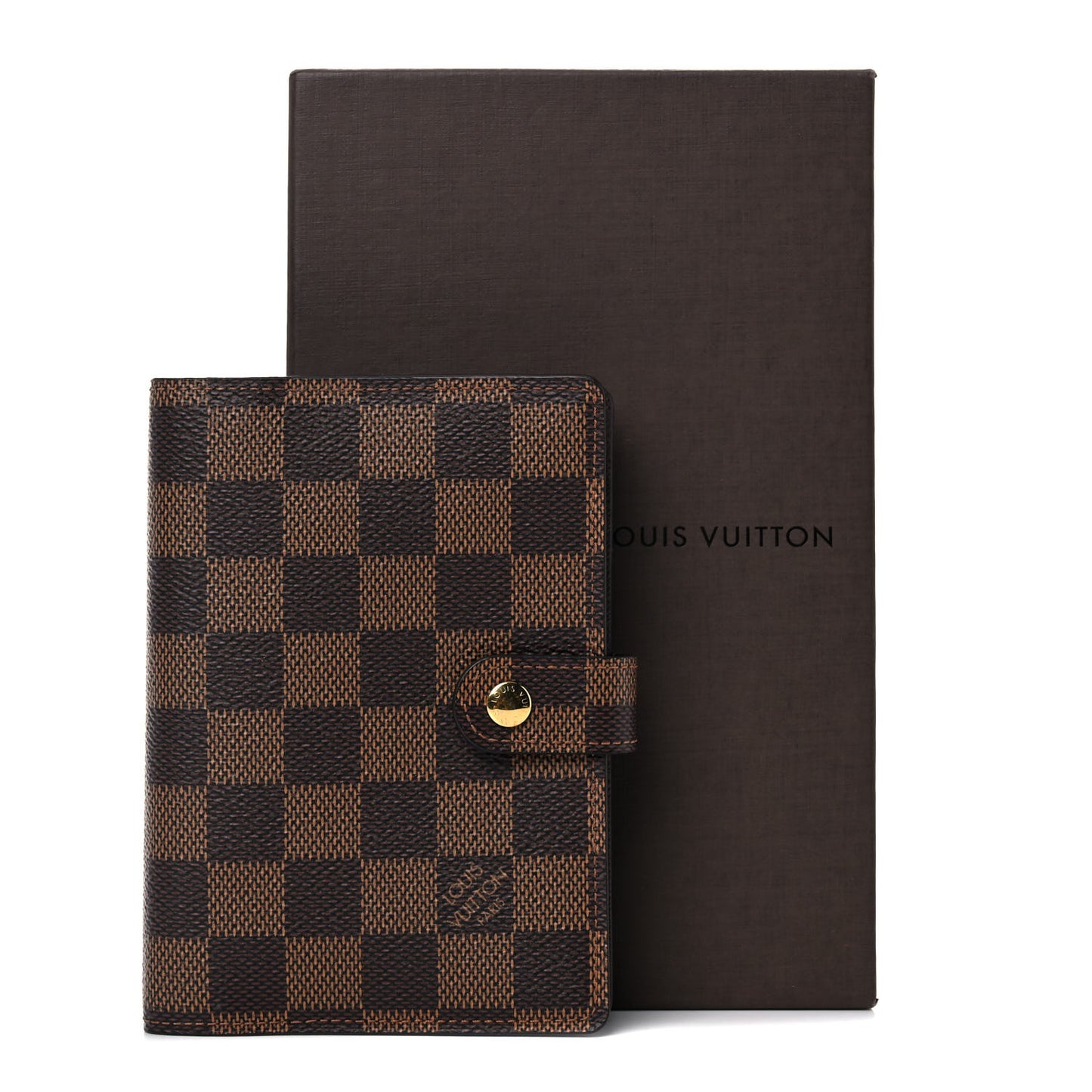 Damier Ebene Small Ring Agenda Cover