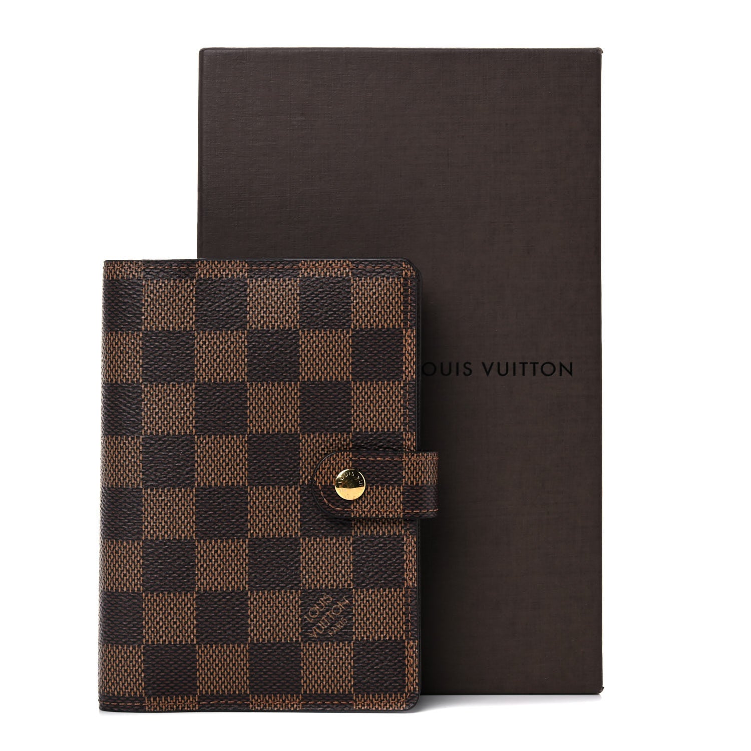 Louis Vuitton Damier Ebene Small Ring Agenda Cover 9 of 9