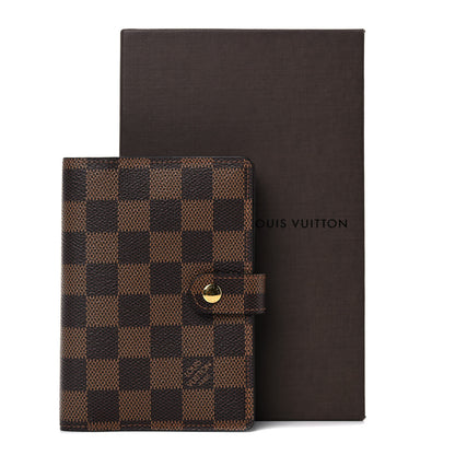 Louis Vuitton Damier Ebene Small Ring Agenda Cover 9 of 9