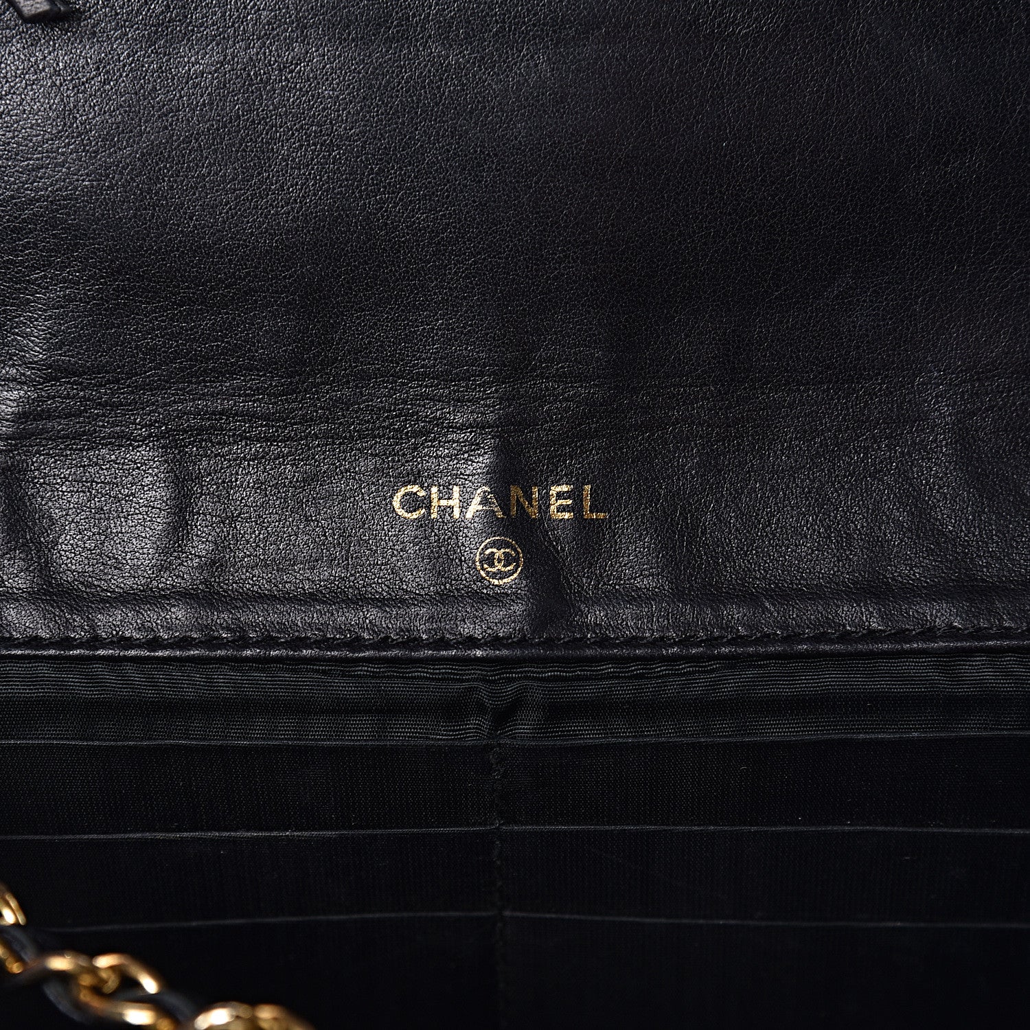 Chanel Caviar Timeless CC Wallet On Chain WOC Black 6 of 18