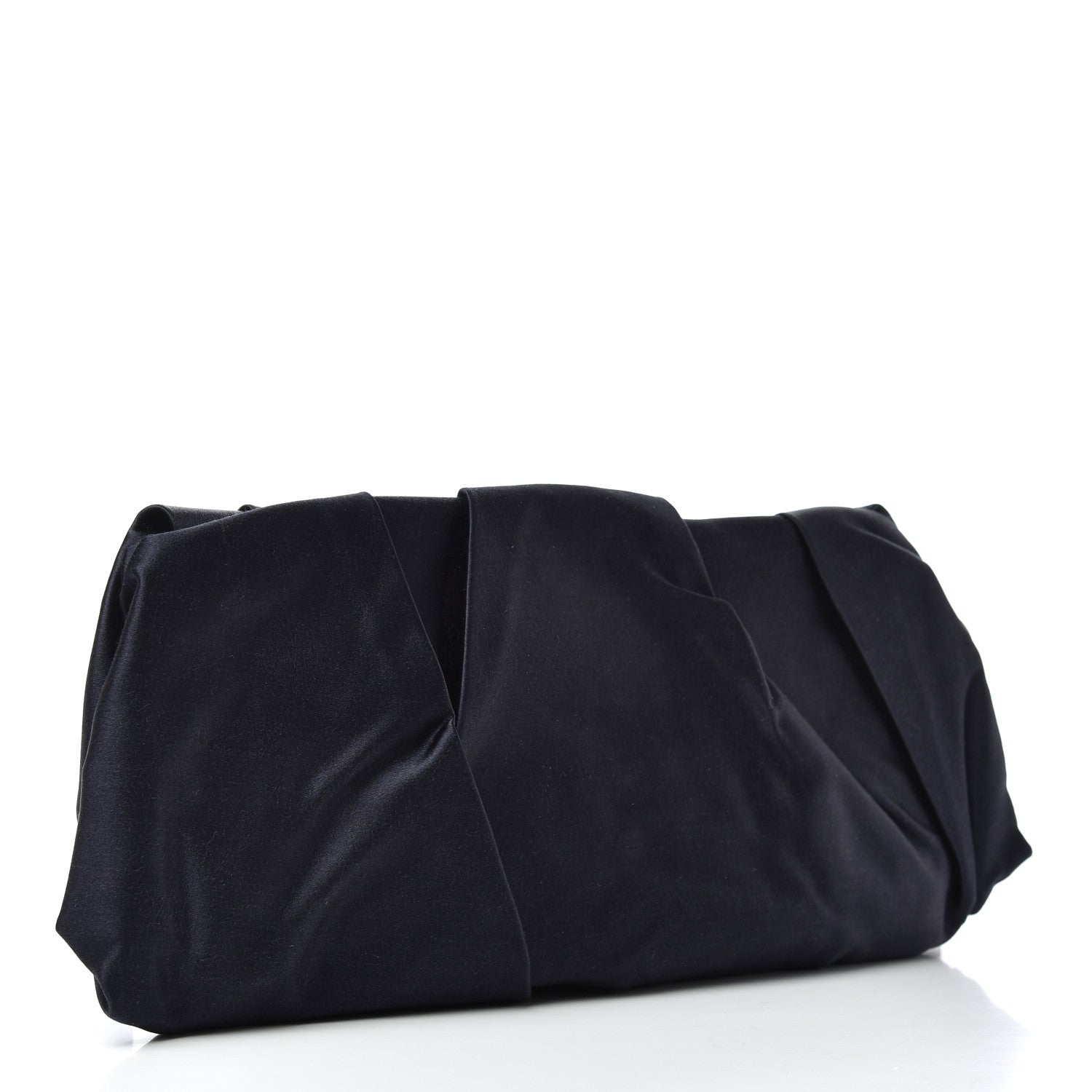 Prada Satin Clutch Bleu 3 of 6