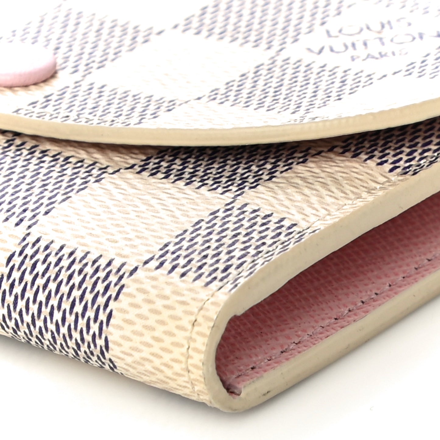 Damier Azur Rosalie Coin Purse Rose Ballerine