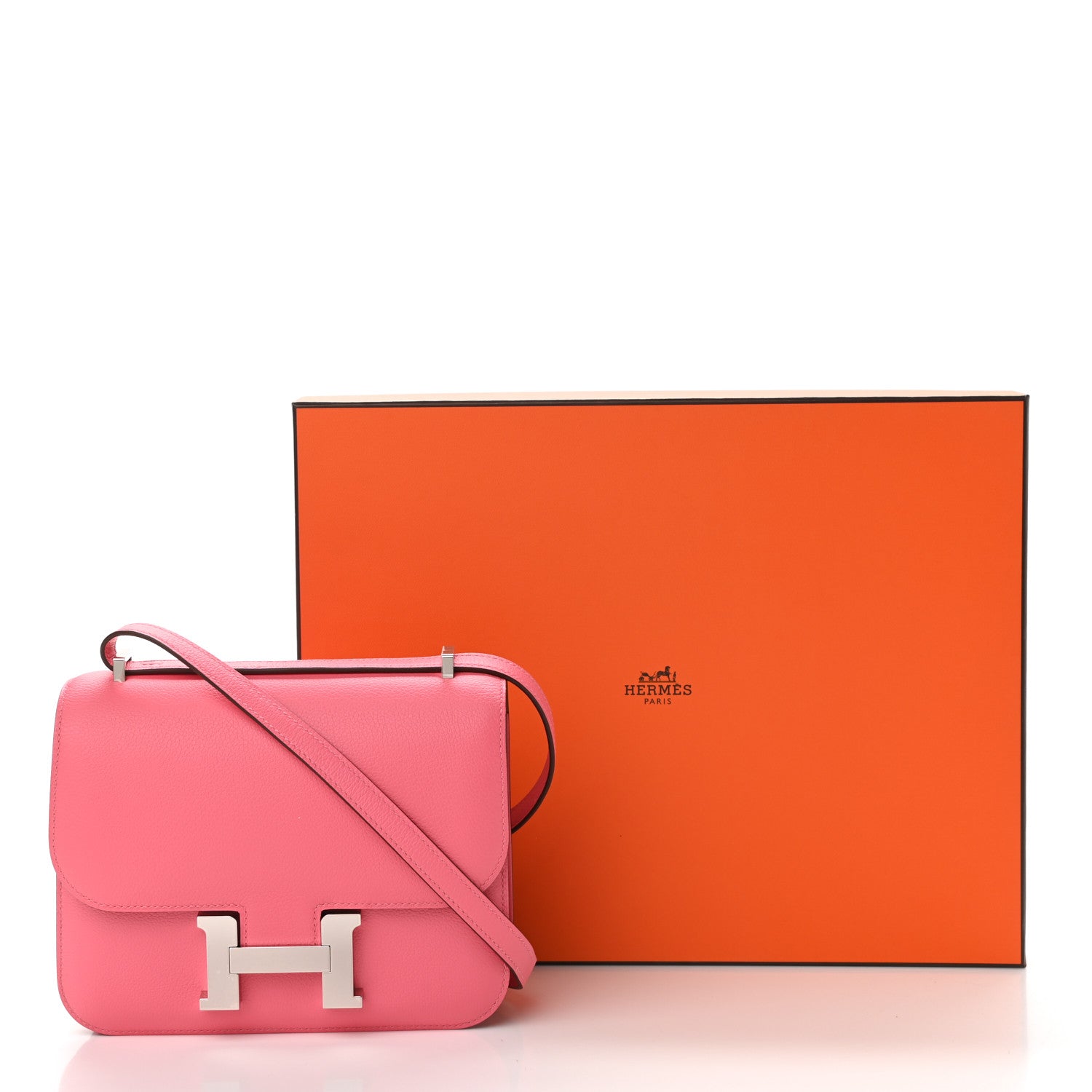 Hermes Evercolor Constance 18 Rose Azalee 10 of 10