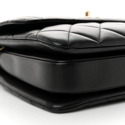 Chanel Lambskin Quilted Small Trendy CC Dual Handle Flap Bag Black 8 of 14