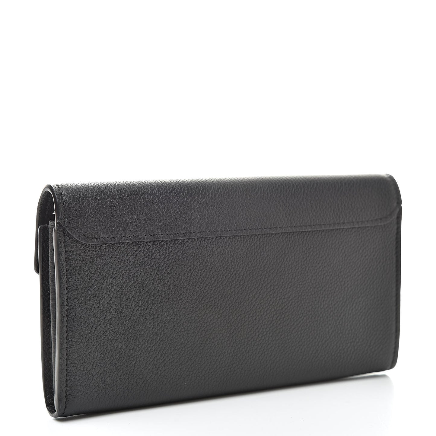 Soft Calfskin My Lockme Wallet Black