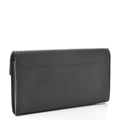 Louis Vuitton Soft Calfskin My Lockme Wallet Black 3 of 8