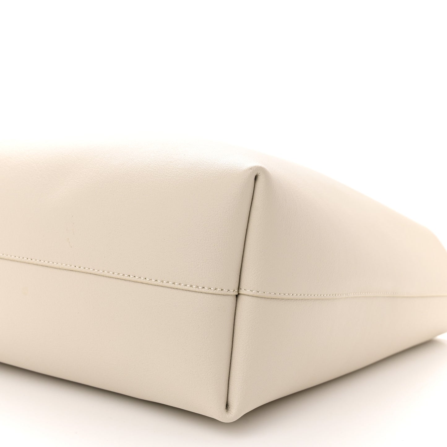Calfskin Large Shopping Tote Porcellana