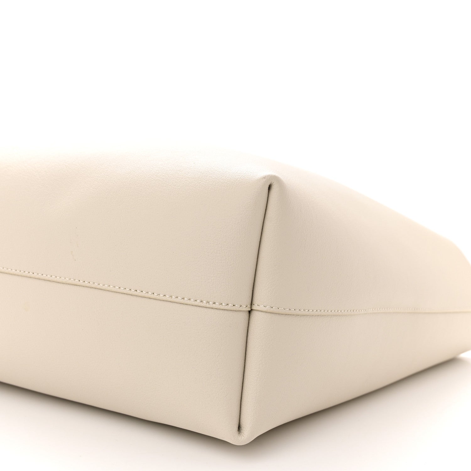 Saint Laurent Calfskin Large Shopping Tote Porcellana 11 of 12