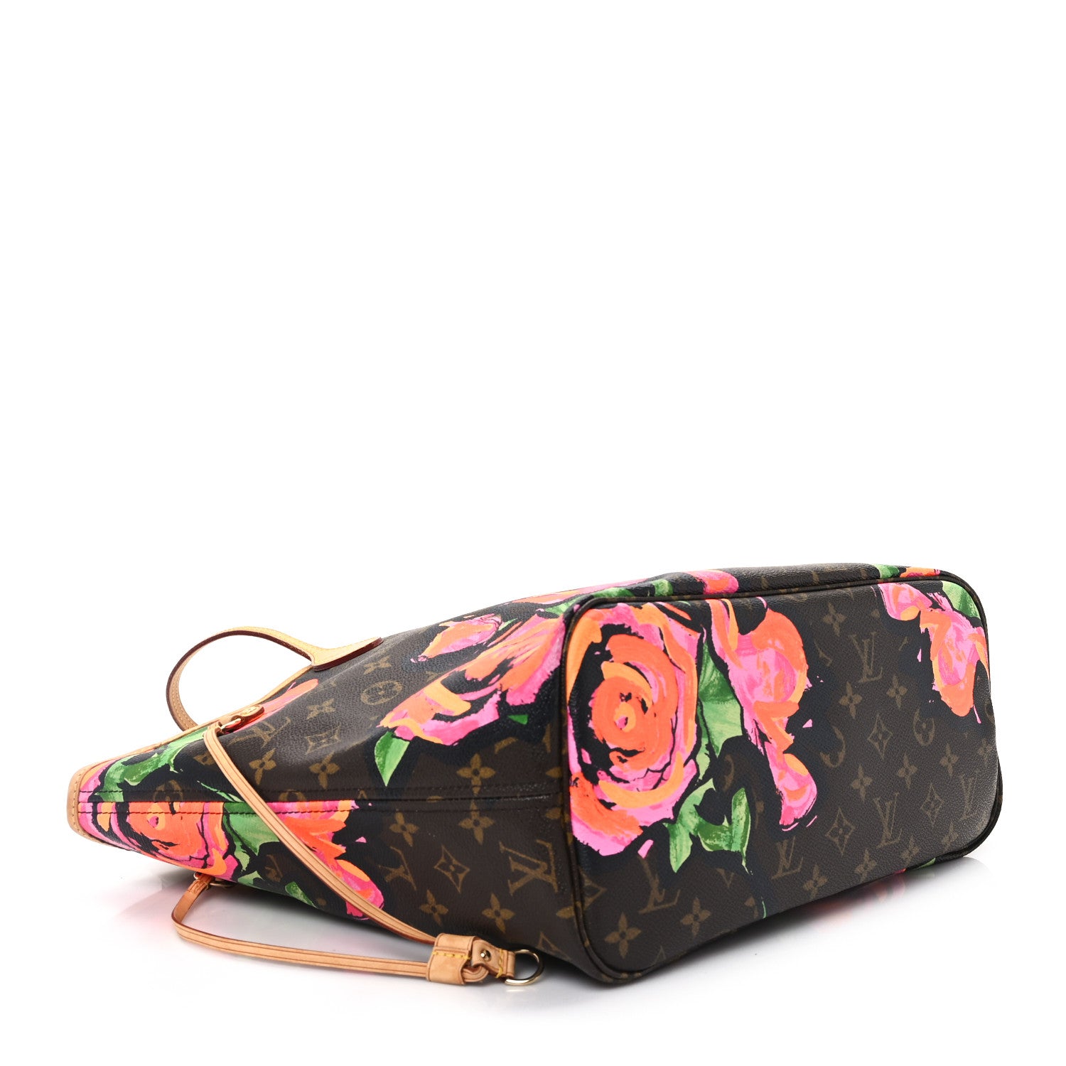 Louis Vuitton Monogram Roses Neverfull MM 4 of 12