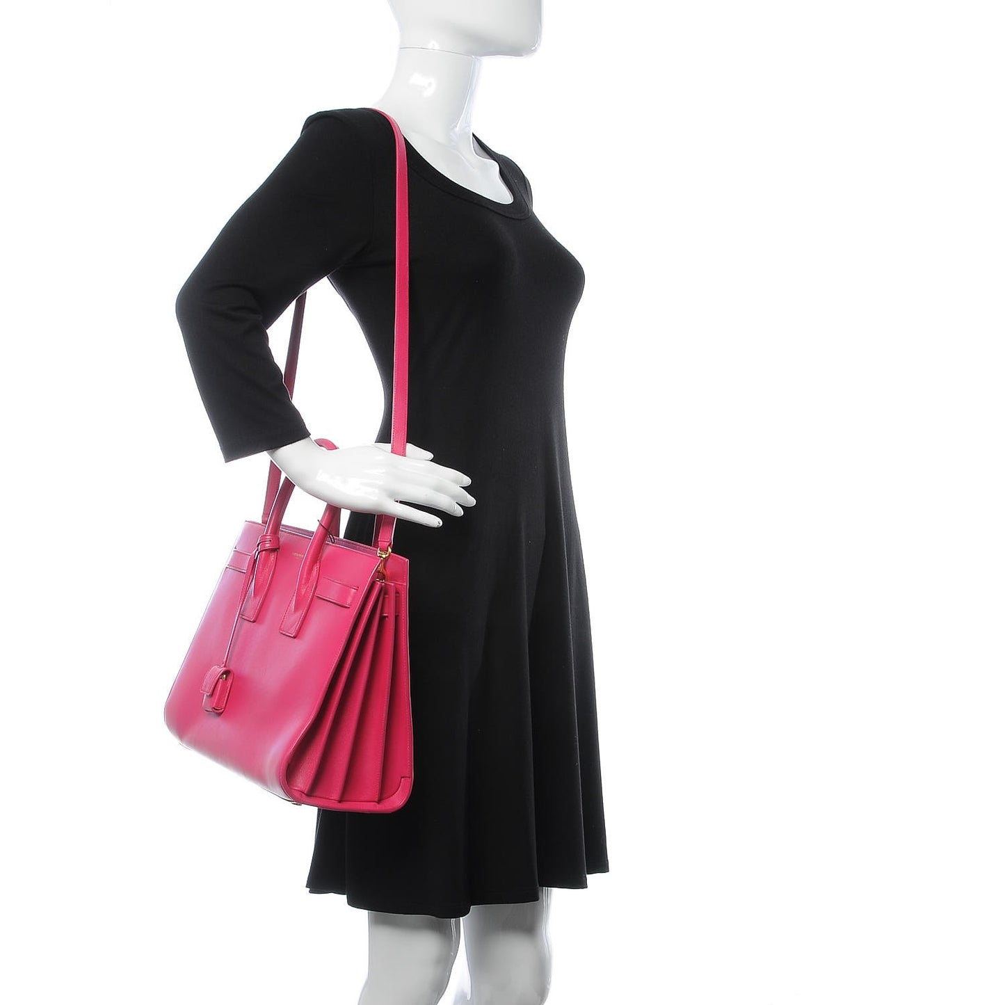 Calfskin Small Sac De Jour Bubblegum