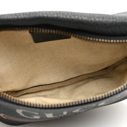 Gucci Grained Calfskin Small Logo Belt Bag Black 5 of 10