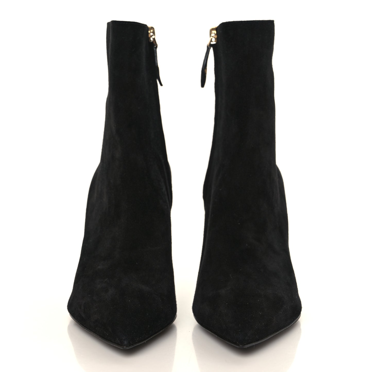 Calfskin Suede Monogram Ultimate Ankle Boots 37 Black