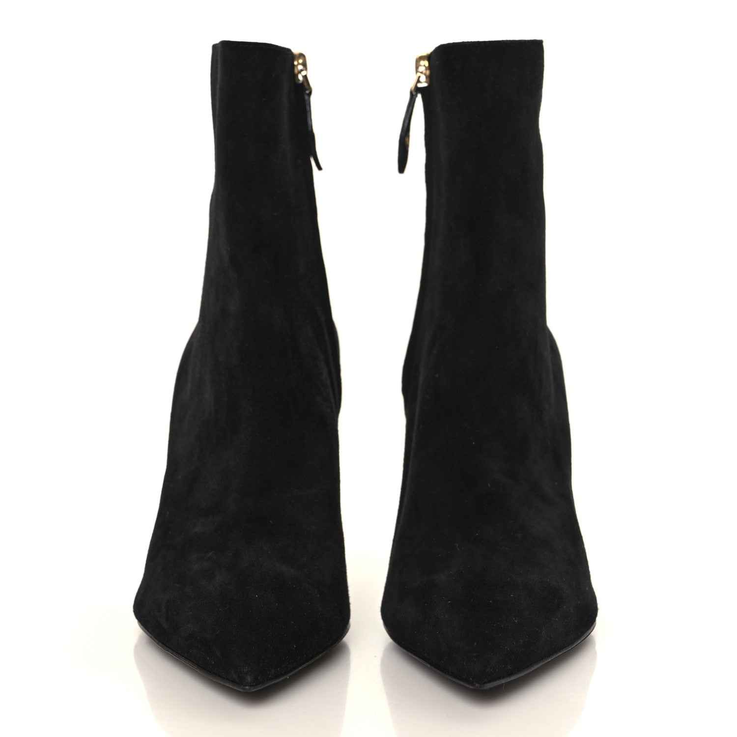 Louis Vuitton Calfskin Suede Monogram Ultimate Ankle Boots 37 Black 3 of 8