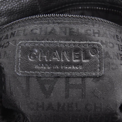 Chanel Caviar Square Stitched Small Handbag Black 6 of 9