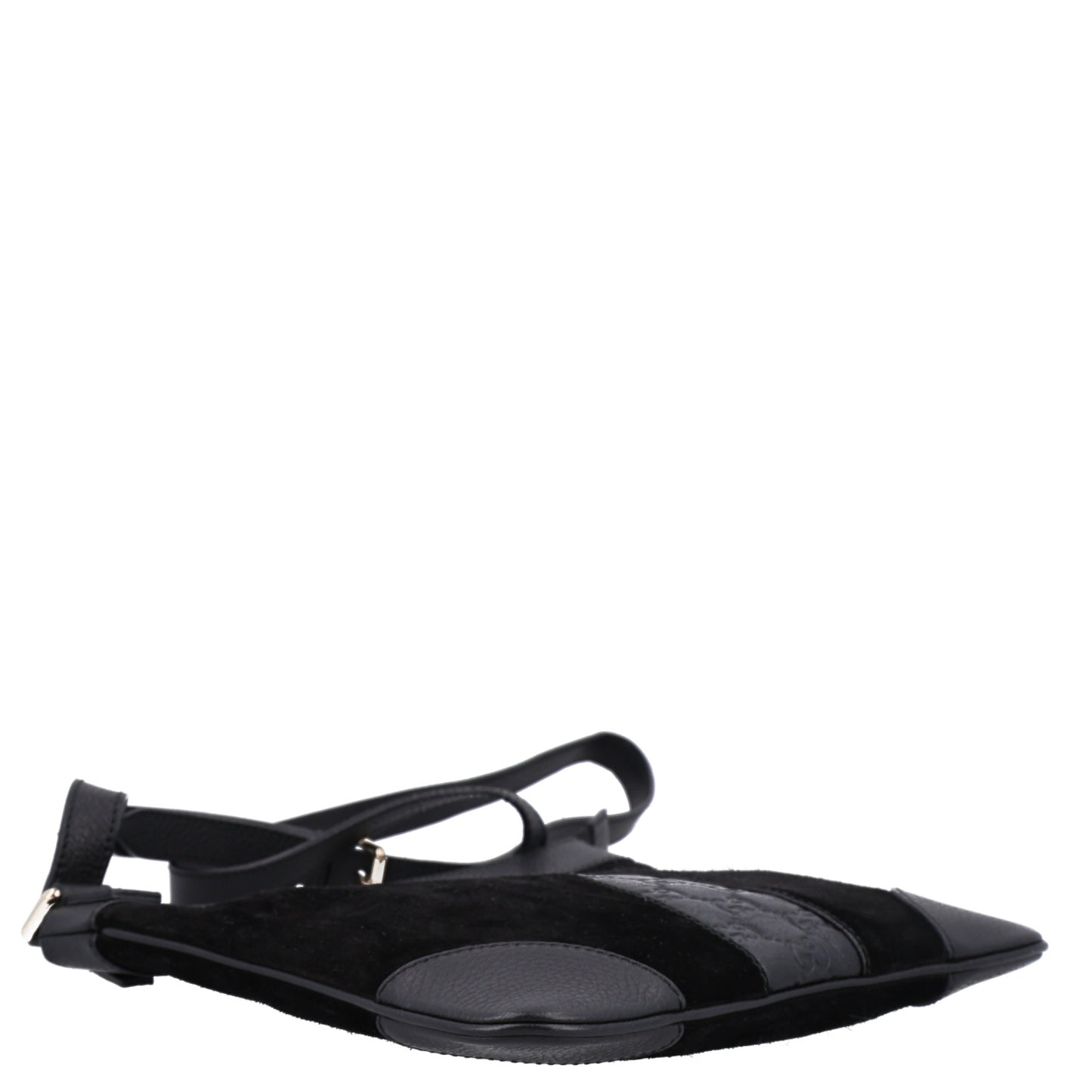 Guccissima Suede Crossbody Bag Black
