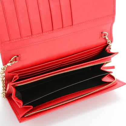 Gucci Microguccissima Chain Wallet Red 5 of 7