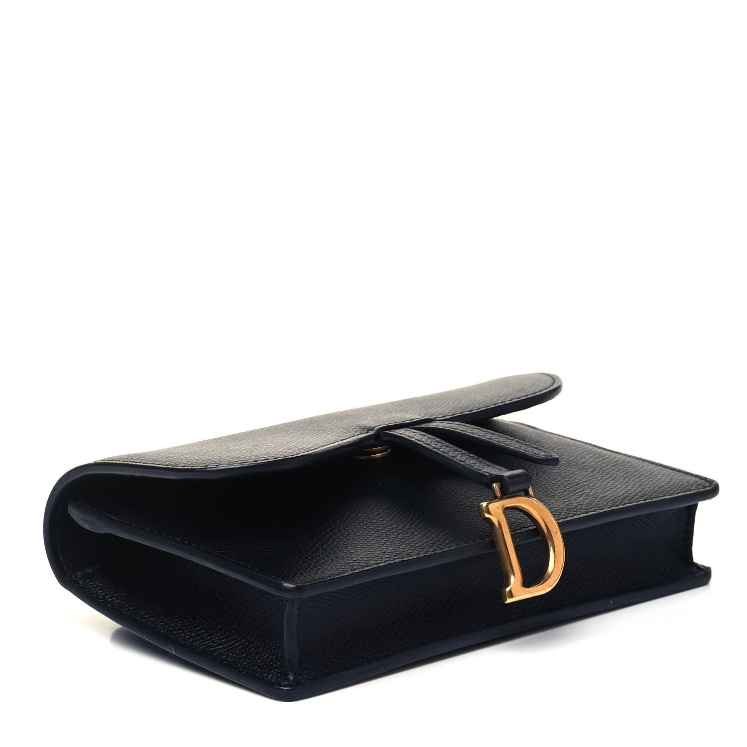 Christian Dior Grained Calfskin Saddle Belt Bag Black 4 of 8
