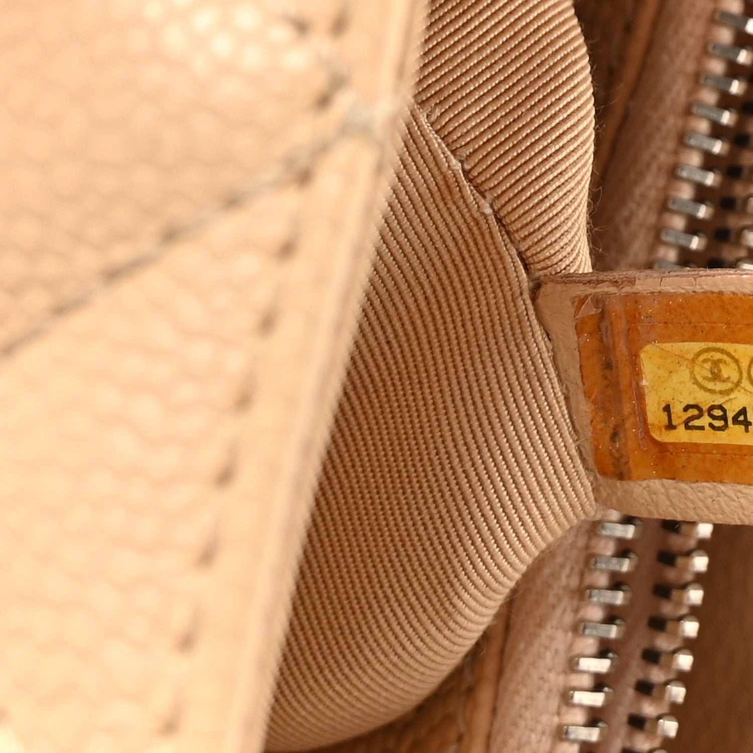 Chanel Caviar Quilted Grand Shopping Tote GST Beige 7 of 10