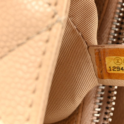 Chanel Caviar Quilted Grand Shopping Tote GST Beige 7 of 10