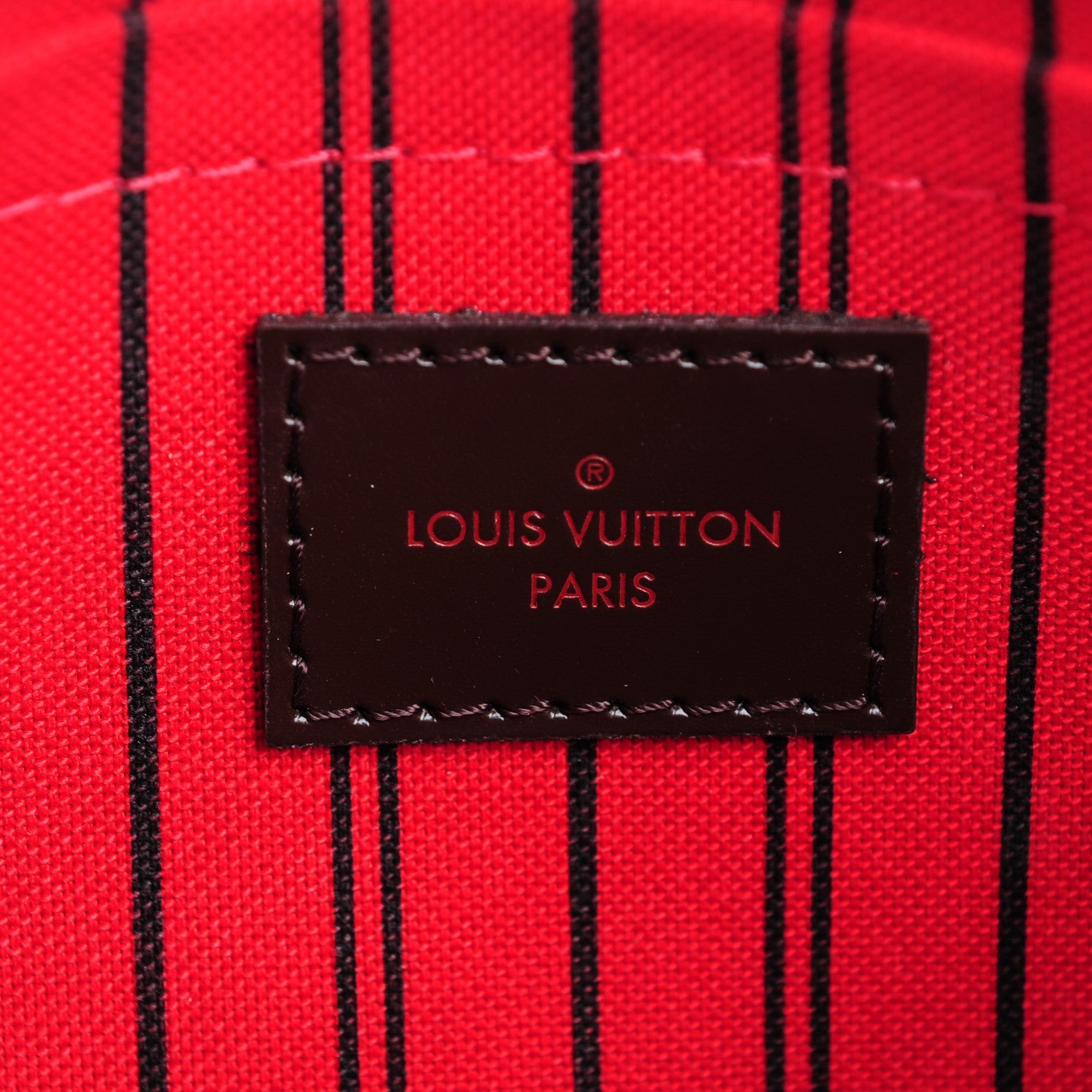 Louis Vuitton Damier Ebene Neverfull MM GM Pochette 6 of 8