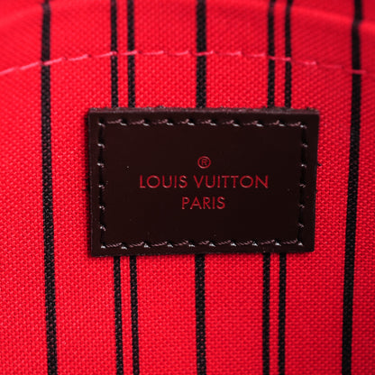 Louis Vuitton Damier Ebene Neverfull MM GM Pochette 6 of 8