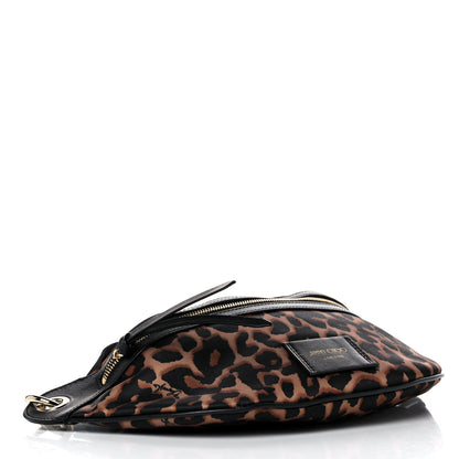 Jimmy Choo Nylon Leopard Candice Belt Bag 4 of 12