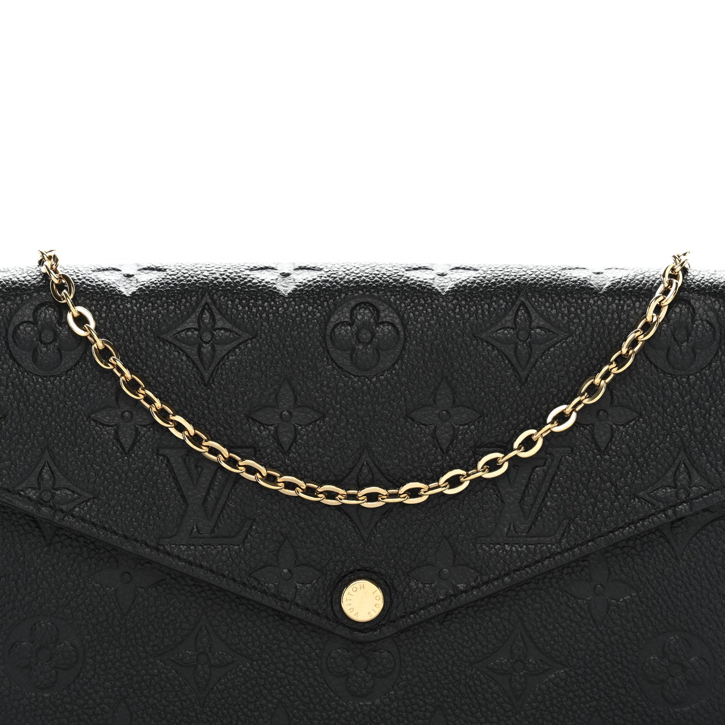 Empreinte Pochette Felicie Chain Wallet Black