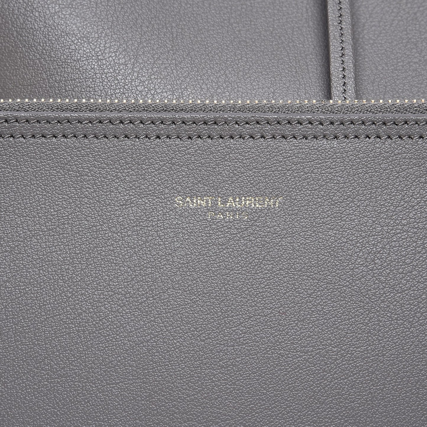 Calfskin Large Shopping Tote Fog