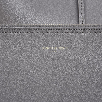 Saint Laurent Calfskin Large Shopping Tote Fog 8 of 13