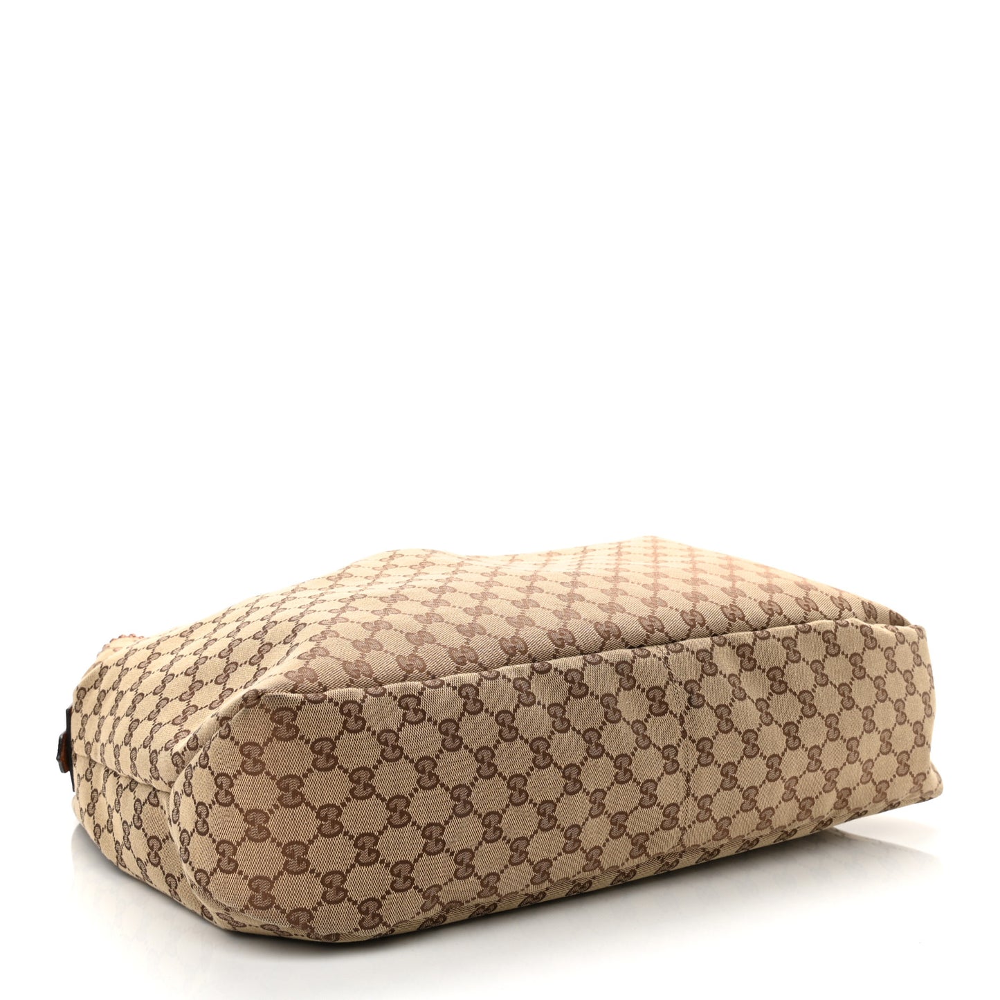 Monogram Large Horsebit Chain Hobo Brown