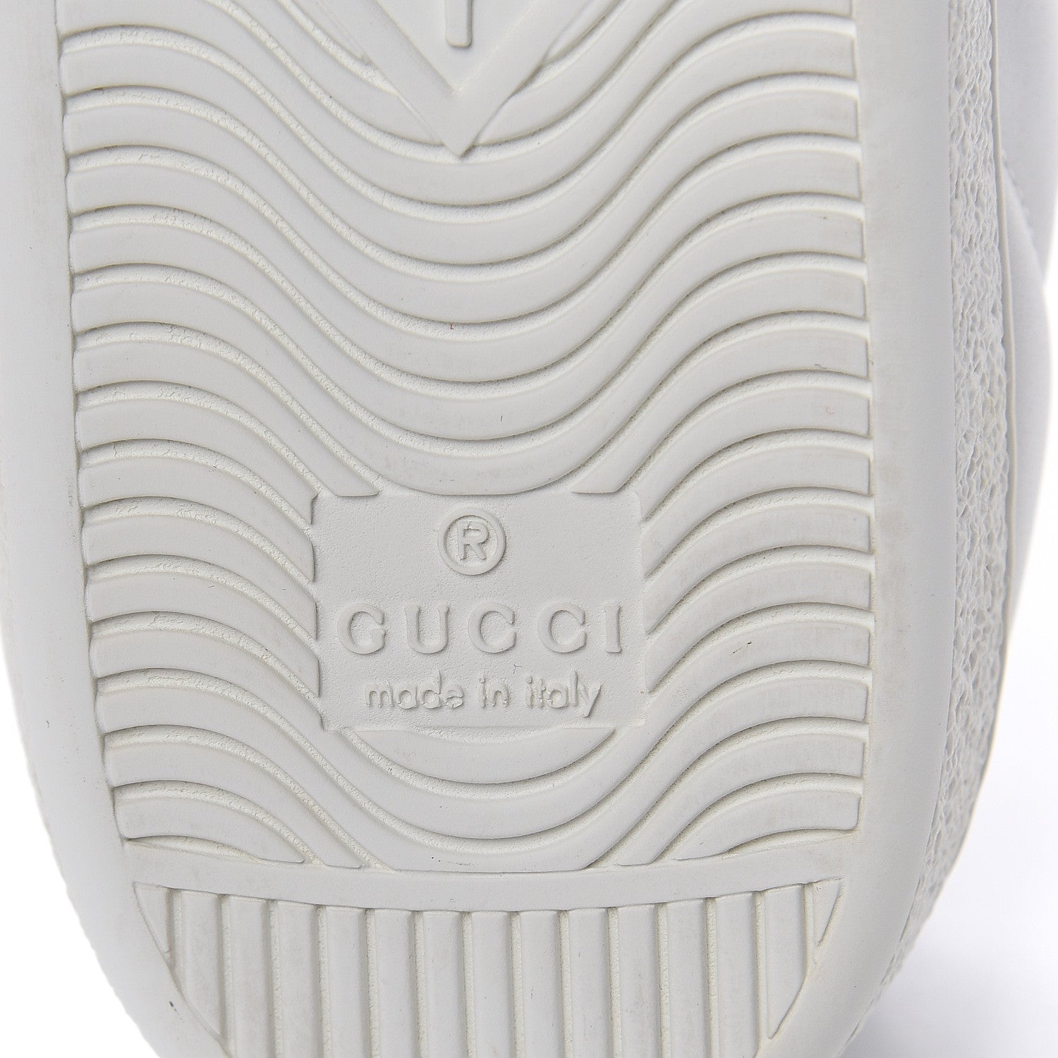 Gucci Calfskin Ayers Blind For Love Embroidered Womens Ace Sneakers 37.5 White 11 of 13