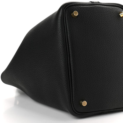 Hermes Taurillon Clemence Picotin Lock 18 PM Black 8 of 9