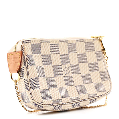 Louis Vuitton Damier Azur Mini Pochette Accessories 3 of 8