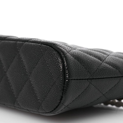 Chanel Caviar Quilted Classic Clutch With Chain Black 10 of 13