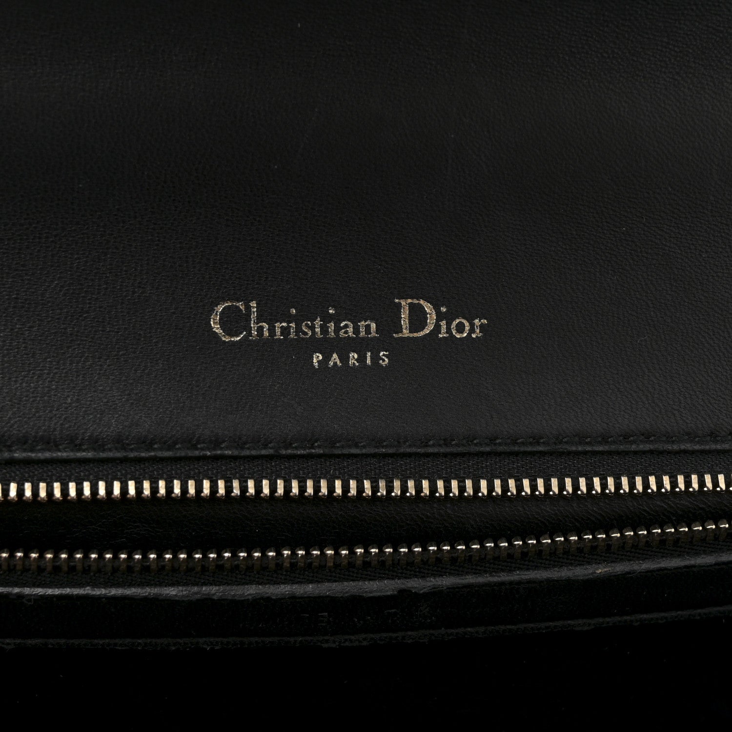 Christian Dior Lizard Medium Diorama Flap Bag Black Gold 6 of 10