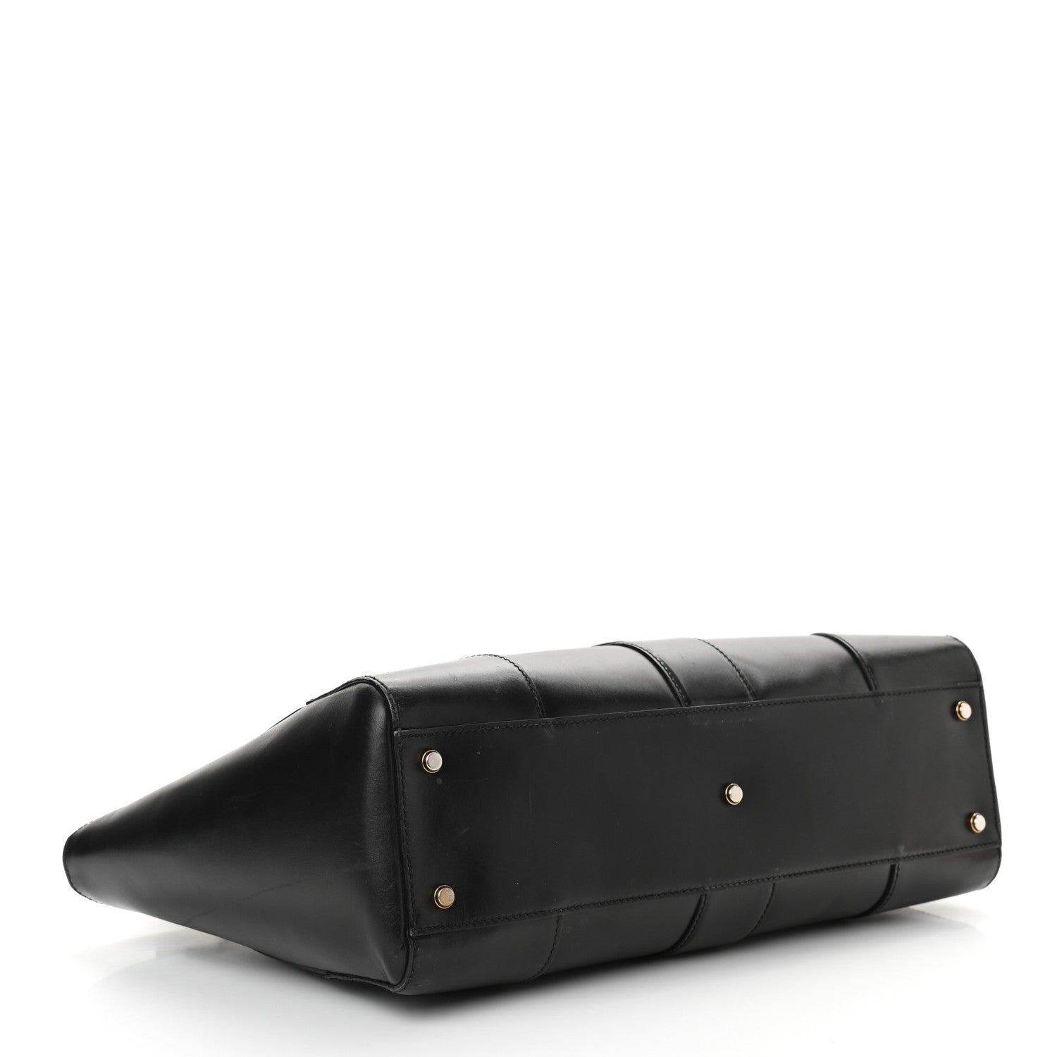 Gucci Calfskin Medium Lady Buckle Top Handle Bag Black 3 of 13