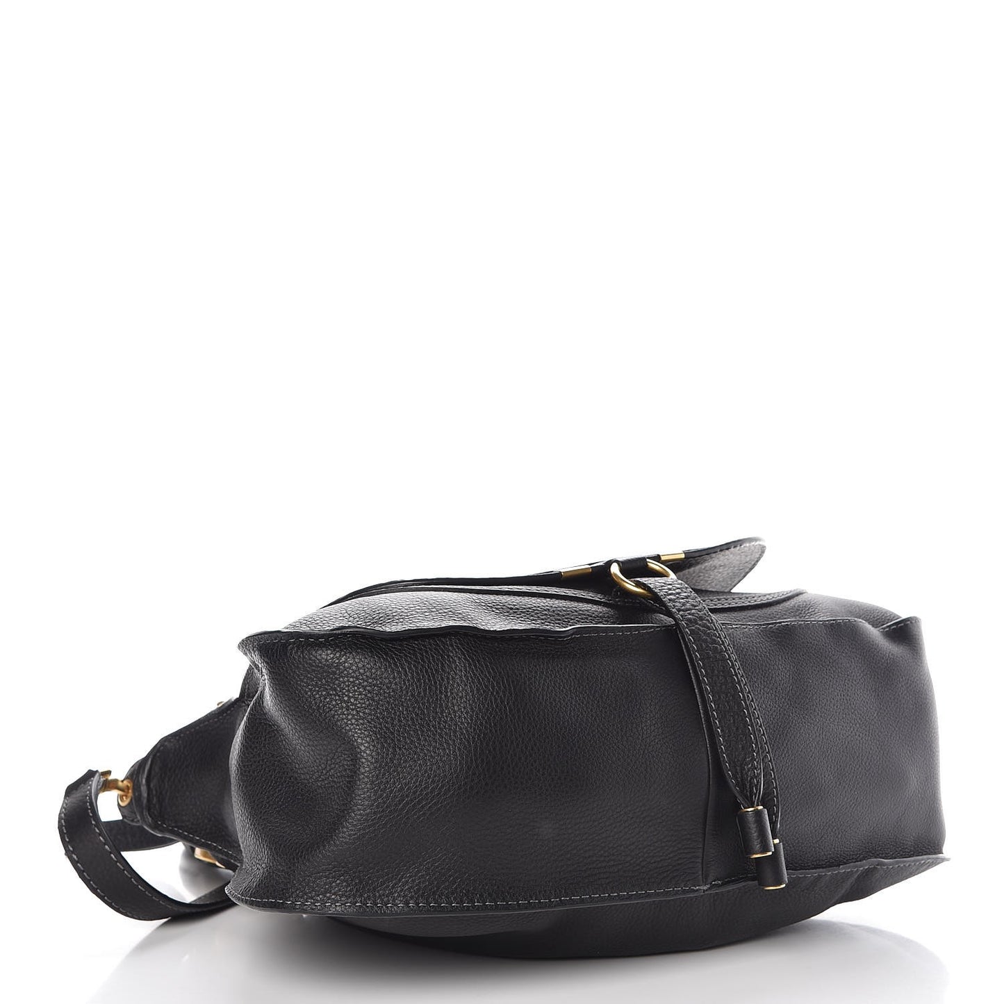 Calfskin Medium Marcie Satchel Black