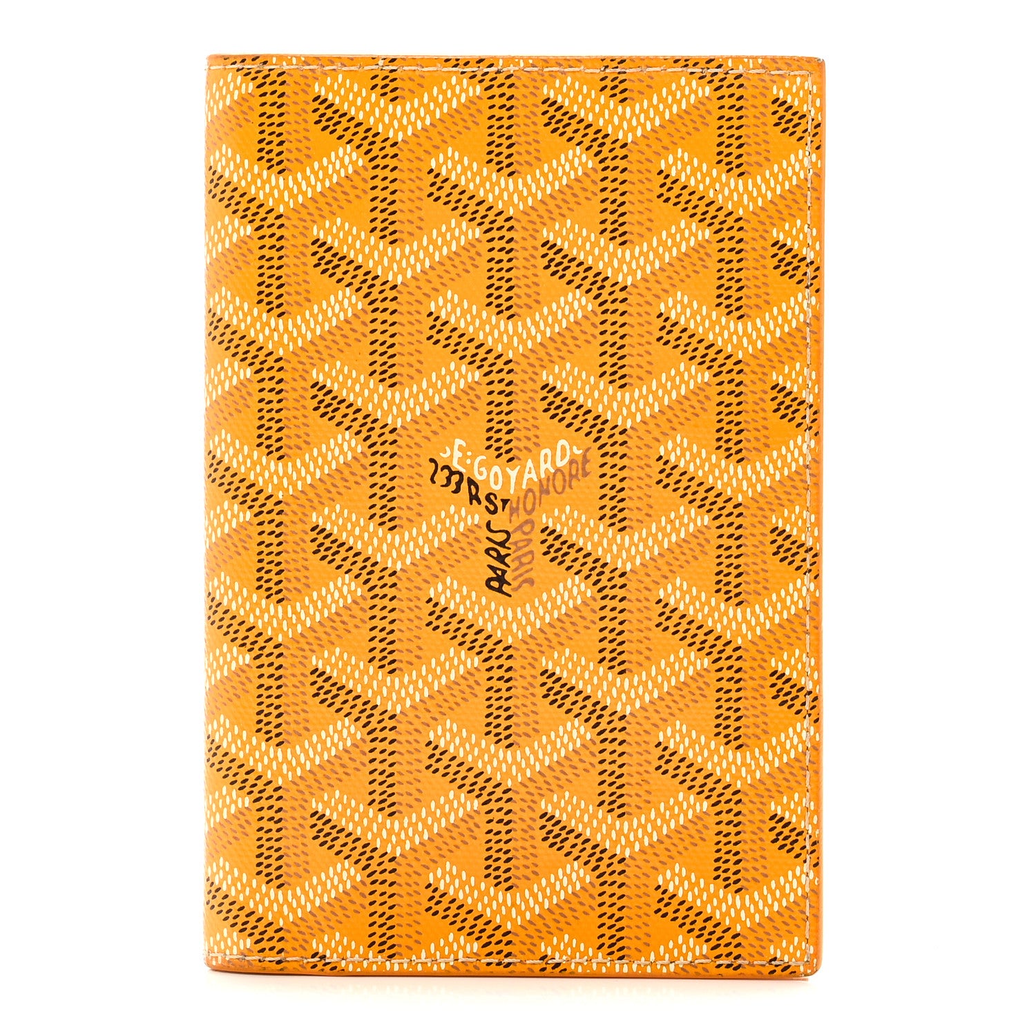 Goyard Goyardine Passport Wallet Yellow 1 of 8