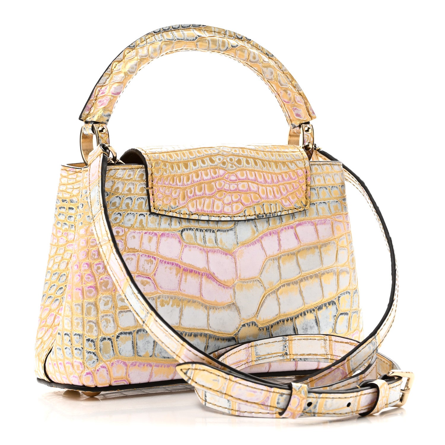 Louis Vuitton Alligator Mini Capucines Royal Garden 3 of 10