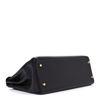 Hermes Togo Kelly Retourne 32 Raisin Prunoir 3 of 9