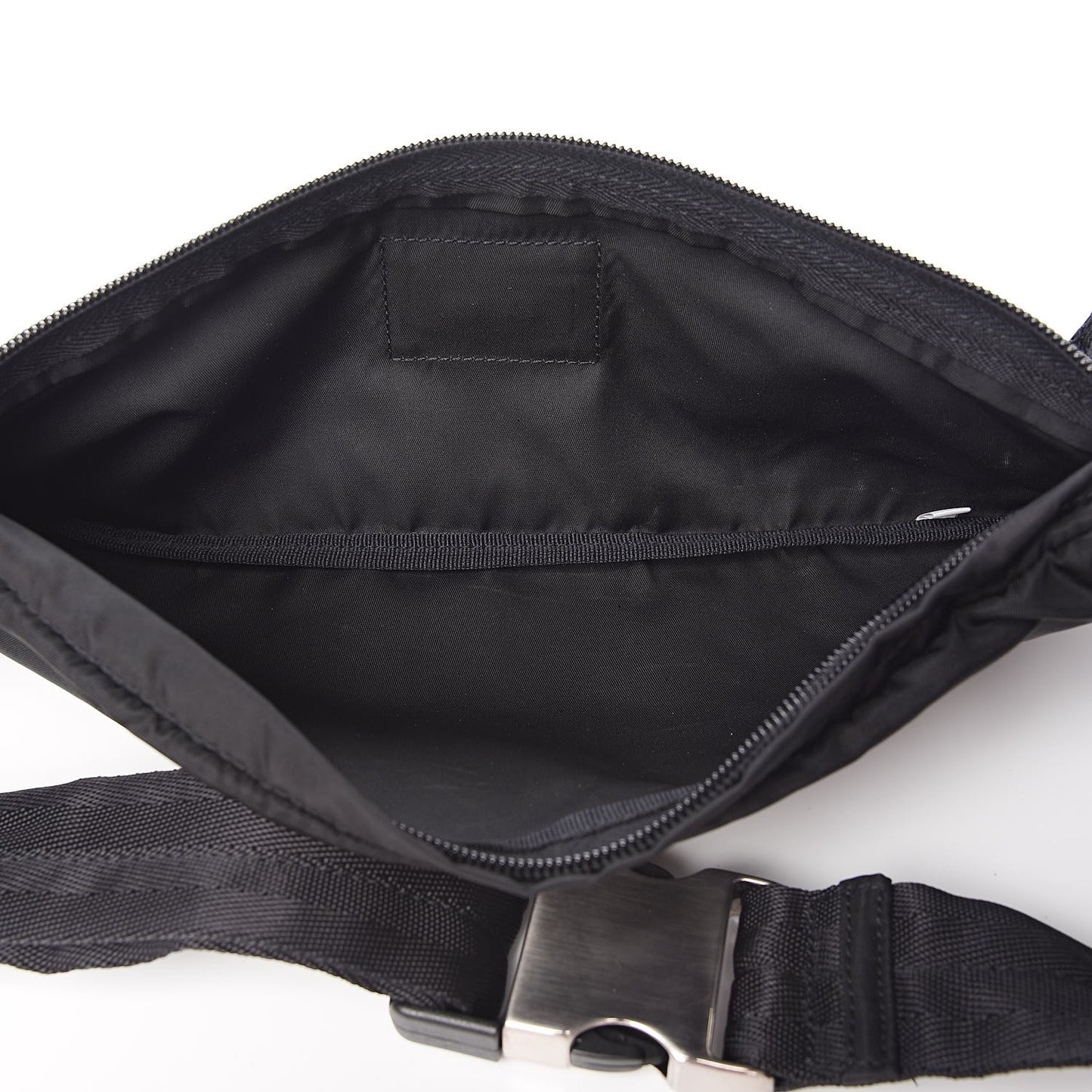 Tessuto Nylon Montagna Belt Bag Black