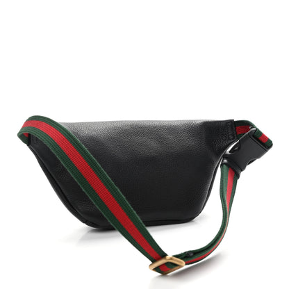 Gucci Grained Calfskin Small Logo Belt Bag Black 3 of 10