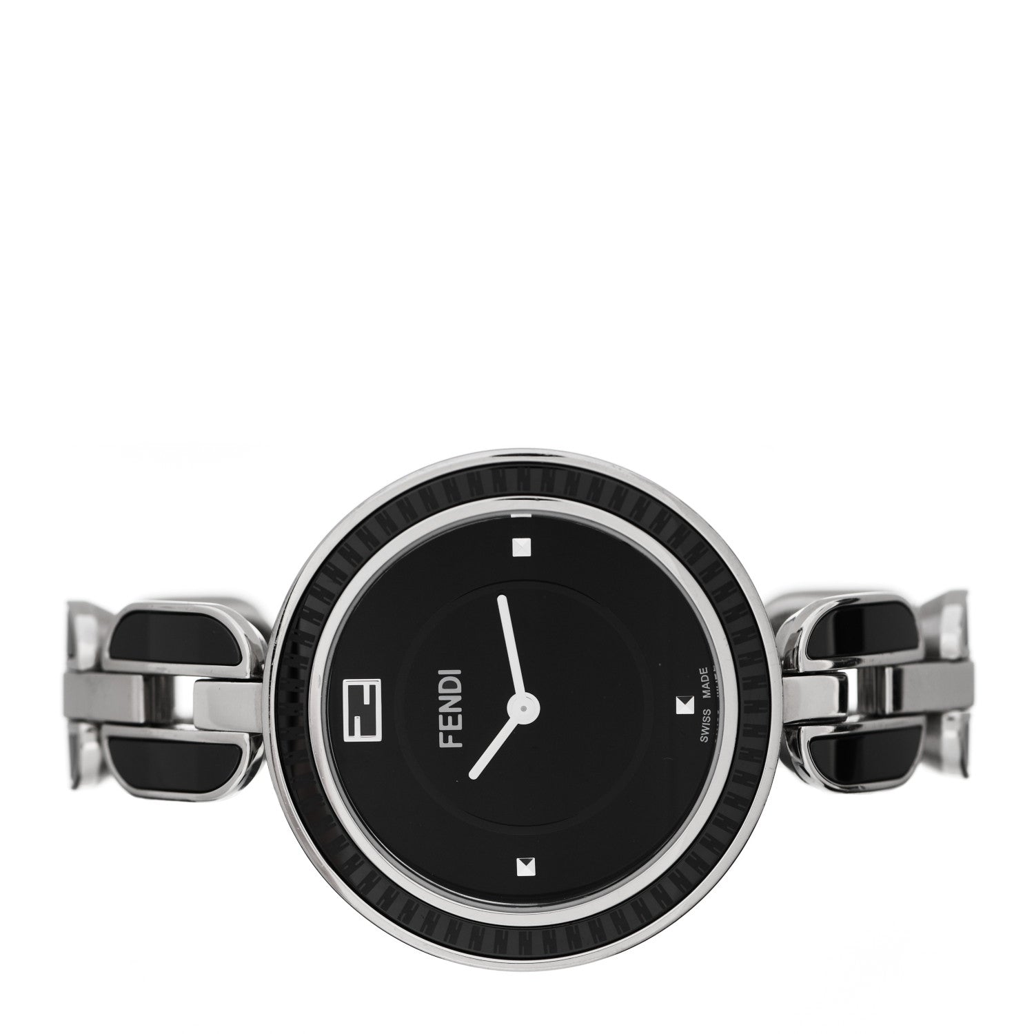 Fendi Stainless Steel Ceramic 36mm My Way Quartz Watch Black 2 of 5